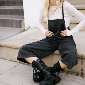 Zara Cropped Pocket Jumpsuit